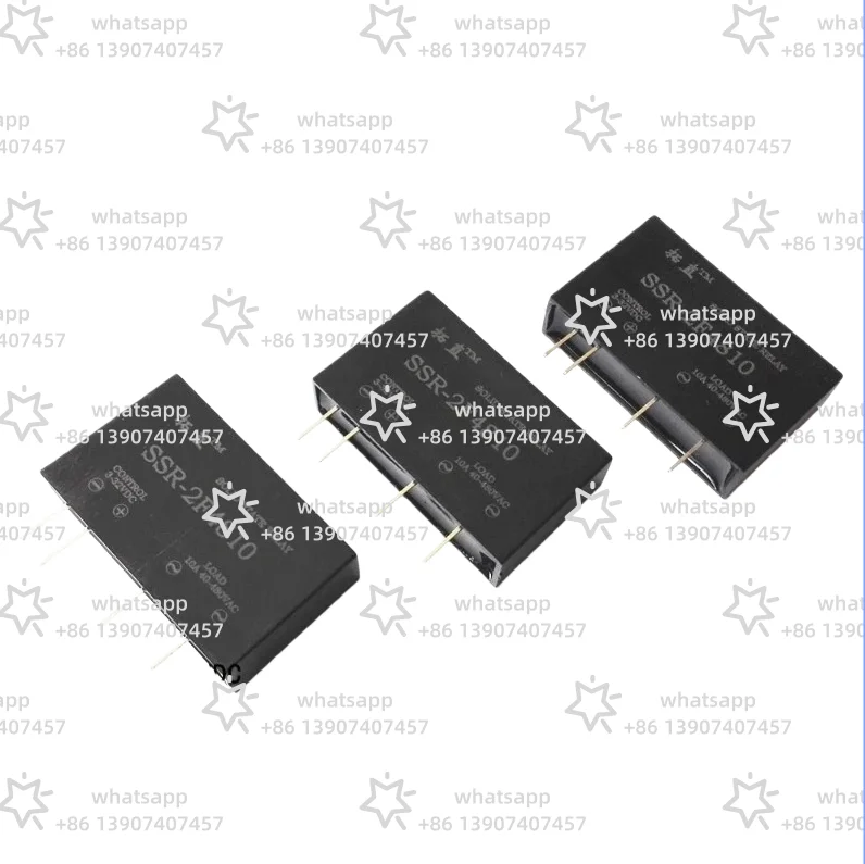 

Небольшое твердотельное реле с прямой вставкой 10A5A3A, печатная плата, управление постоянным током, переменный ток SSR-2F4810