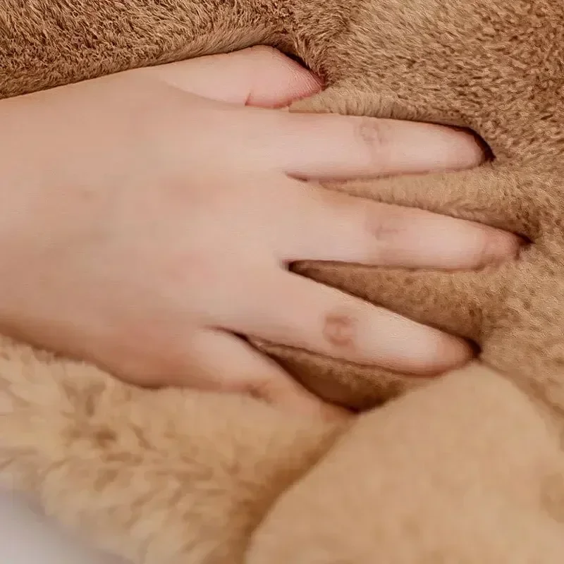 Sol Dalam Sepatu Kulit Domba Asli Musim Dingin, Bulu Asli, Wol, Pria Wanita, Hangat Lembut Tebal, Kasmir Hangat, Sepatu Bot Salju