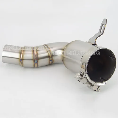 Imagen 2 del producto Tubo de conexión medio modificado para escape de motocicleta, codo de 45mm para KTM ADV250 ADV390 2020-2023 RC250 RC390