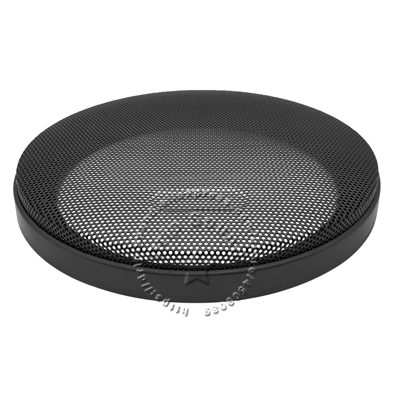 6.5インチスピーカーグリル変換ネットカバー車の家のオーディオ装飾サークル金属メッシュ保護180 # 黒