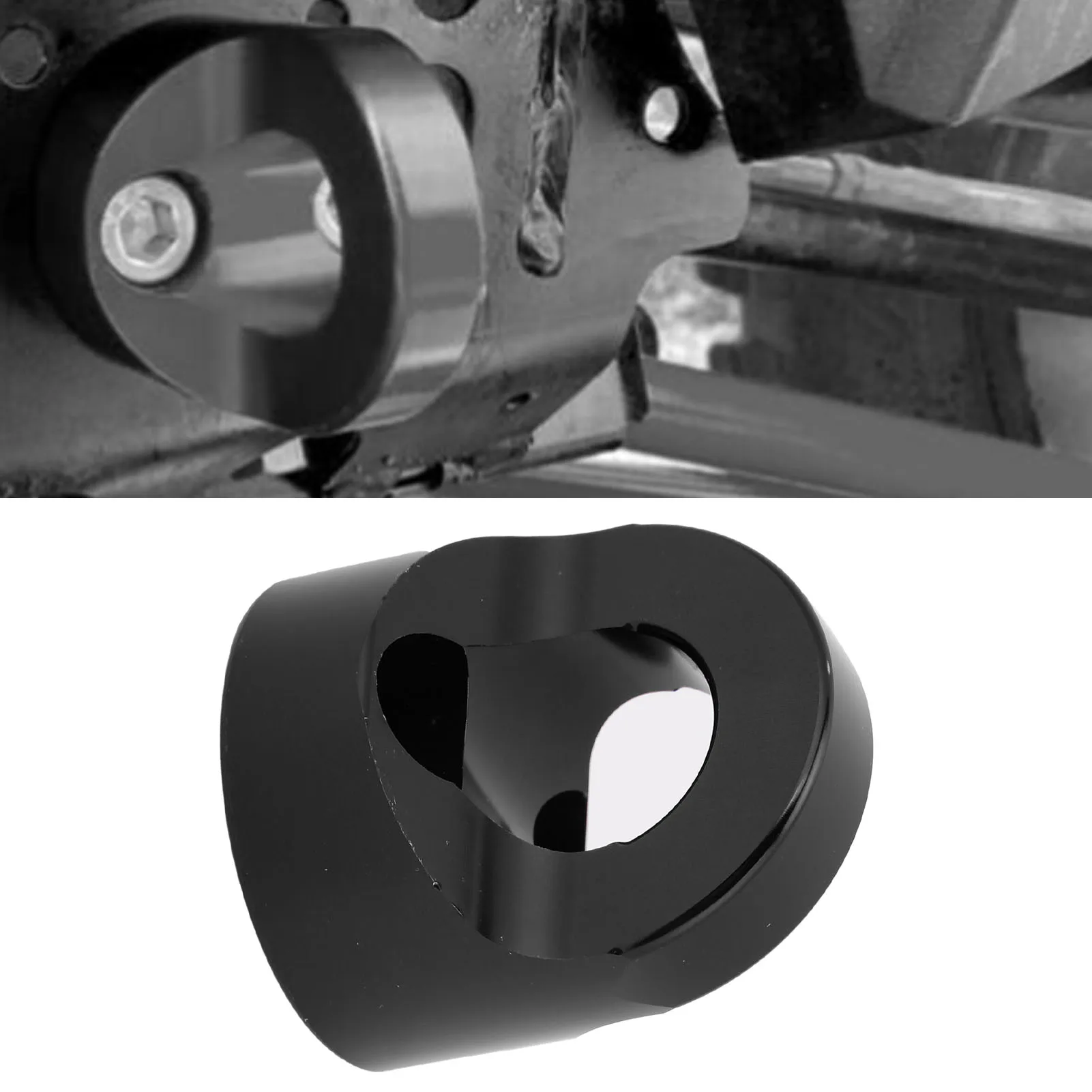Black CNC Billet Tow Hook Anchor For Polaris General RS1 RZR XP 1000 Turbo