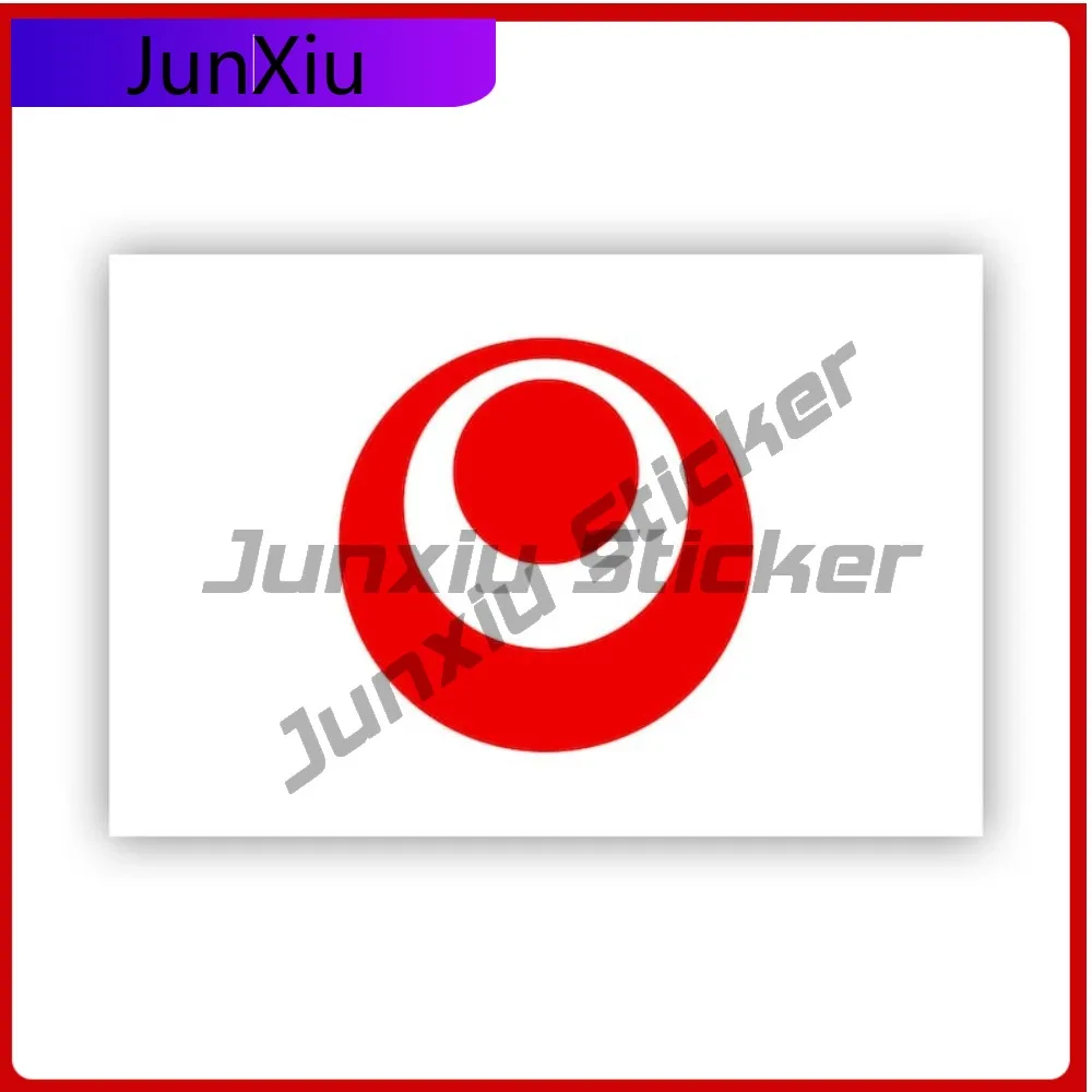 

Okinawa Prefecture Flag Sticker Creative Decals Naha Japan Anime Style Laptop Use Waterproof Vinyl Decal For Car Window Decor