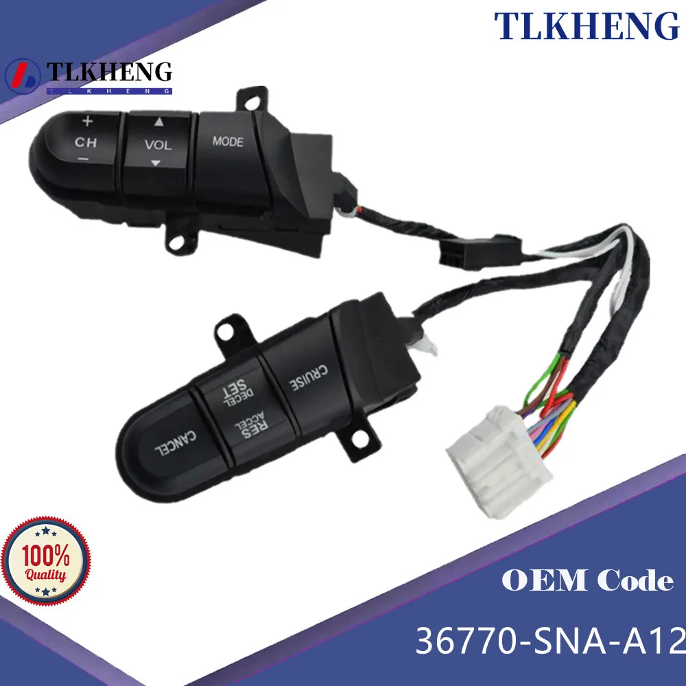 

Steering Wheel Cruise Control Switch For Honda Civic 2009 2010 2011 36770-SNA-A12