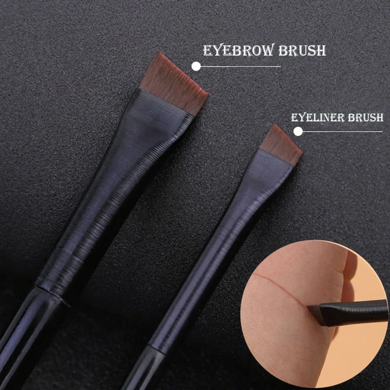 Brush Eyebrow Eyeliner Brush Professional Small Angled Eyebrow Brush Brow Contour Brush Fine Eyeliner Brush Makeup Tools