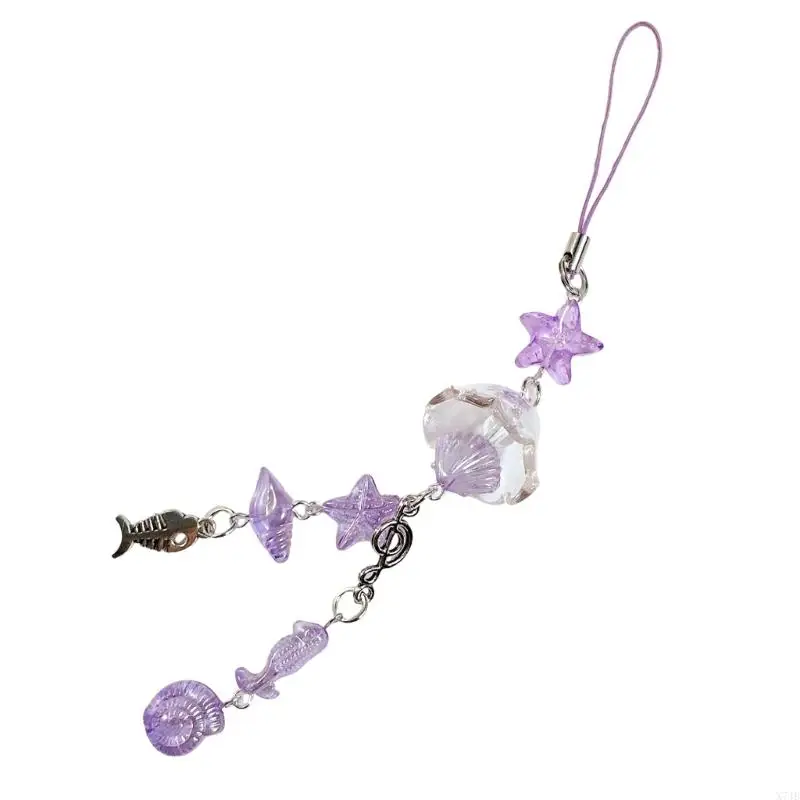  Vibrant Ocean Themed Bead Phone Chain Phone Decoration For A Natural Aesthetic
