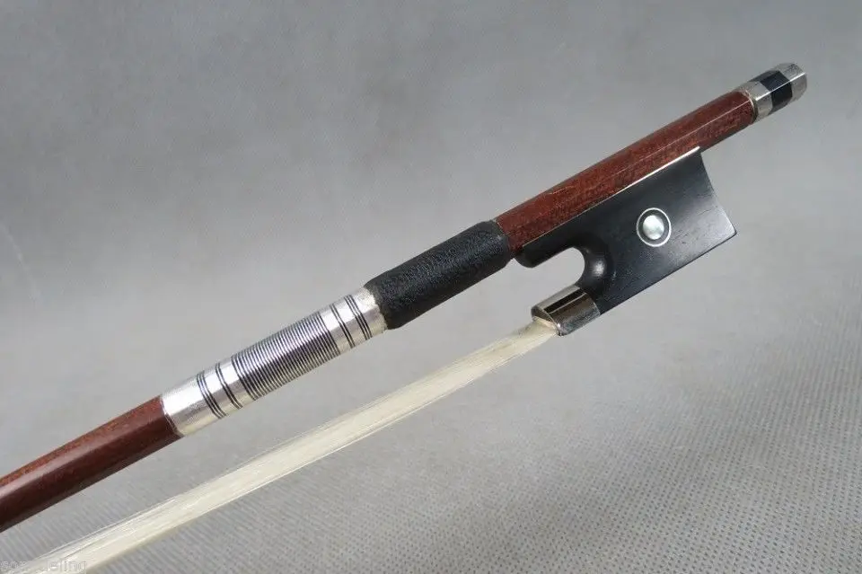 

1Pcs Best&Strong Pernambuco Carbon fiber violin bow 4/4,Copper Mounted # 5895