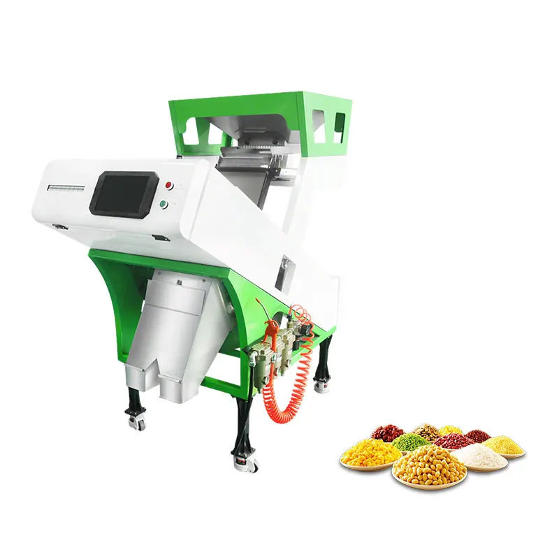 Customized Easy Operation Optical Color Sorting Machine For Split Beans Roasted Peanuts Multifunctional Grain Color Separator