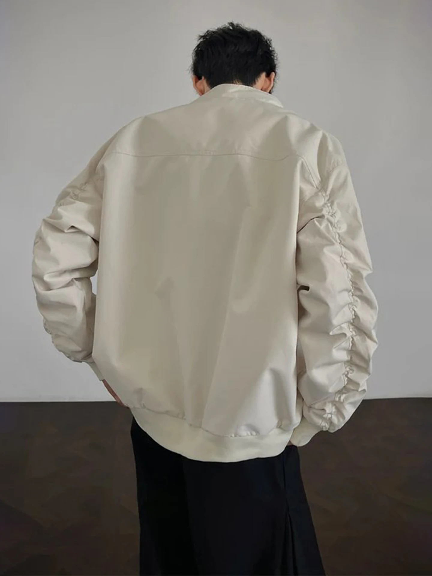 

Мужская рабочая одежда в стиле ретро Cleanfit ort Flight Jaet с воротником-стойкой, бомбер с мячом, пальто с подставкой, ветрозащитное полиэстеровое пальто...