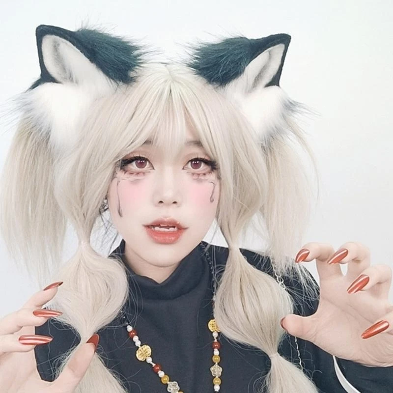 M68A Anime Maid Head Band Band Plush Anime Ear Hairhoop Cosplay Party Personagem