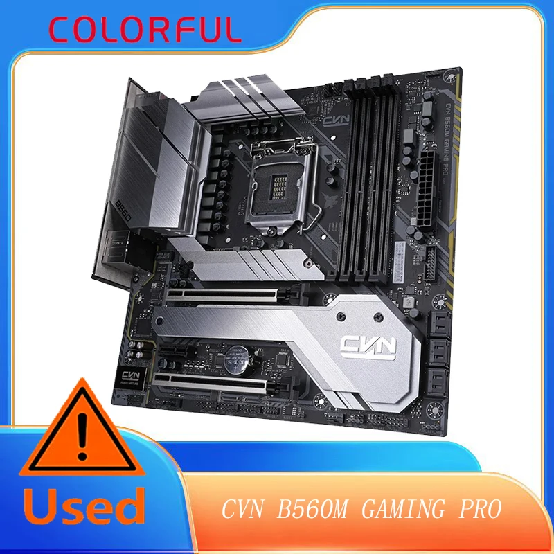 

Colorful CVN B560M GAMING PRO V20 11th Gen Intel Core Processors DP+HDMI ports 4 DIMMs 2 M.2 slot Gaming Motherboard