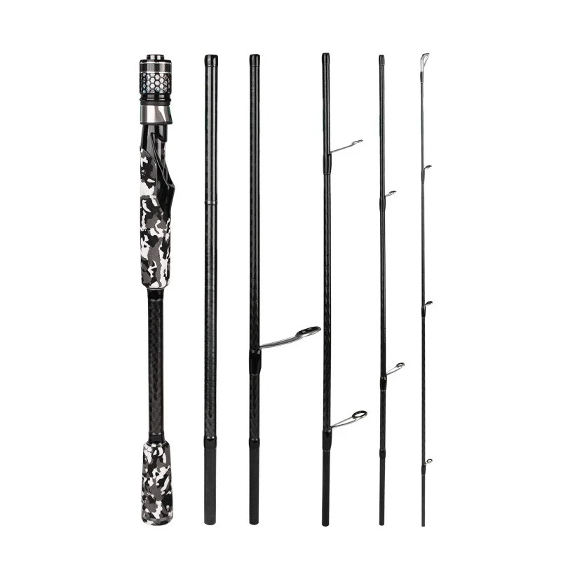 

25 Forester 6-section Luya rod travel rod multi-section ultra-portable rod, cocked mouth perch far-cast universal rod