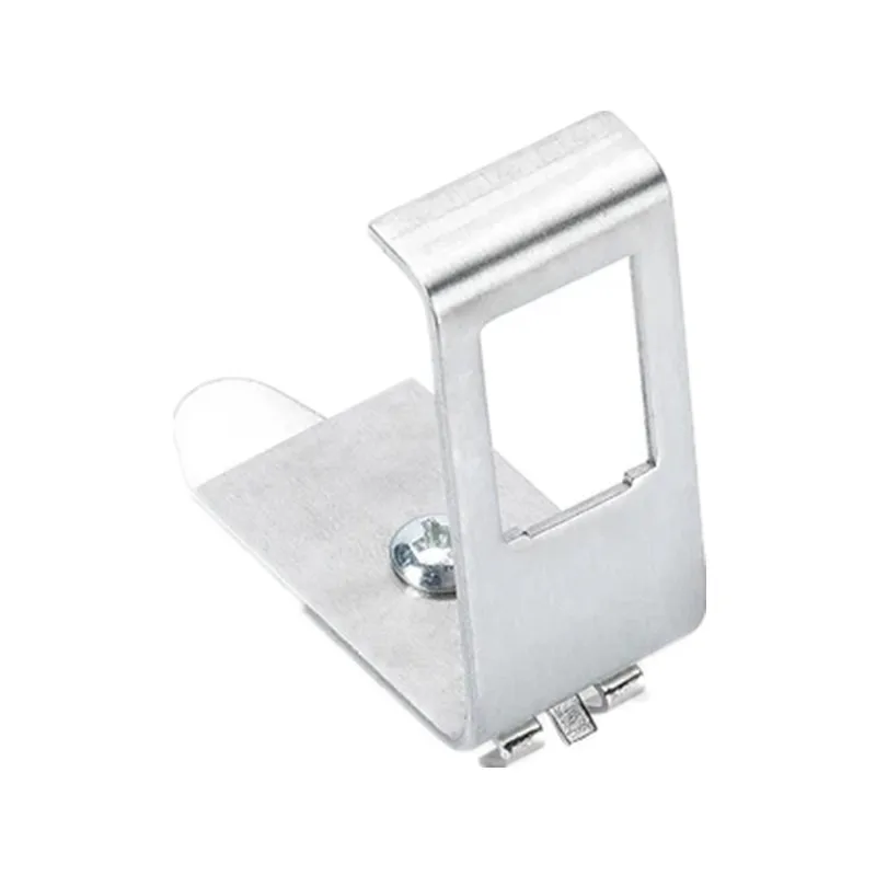 1-port 2-ports RJ45 DIN Rail Keystone Adapter For 35mm DIN-Rail Electrical Distribution Box Metal Mounting Keystone Jack Holder