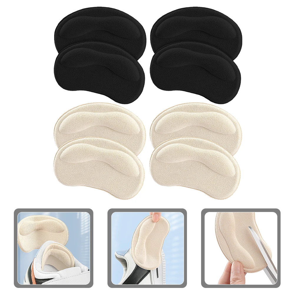 

8pcs Grips Adhesive Cushion Pads Shoe Inserts For High Heel Shoes Blister Protection Heel Protectors Foot Care Tools