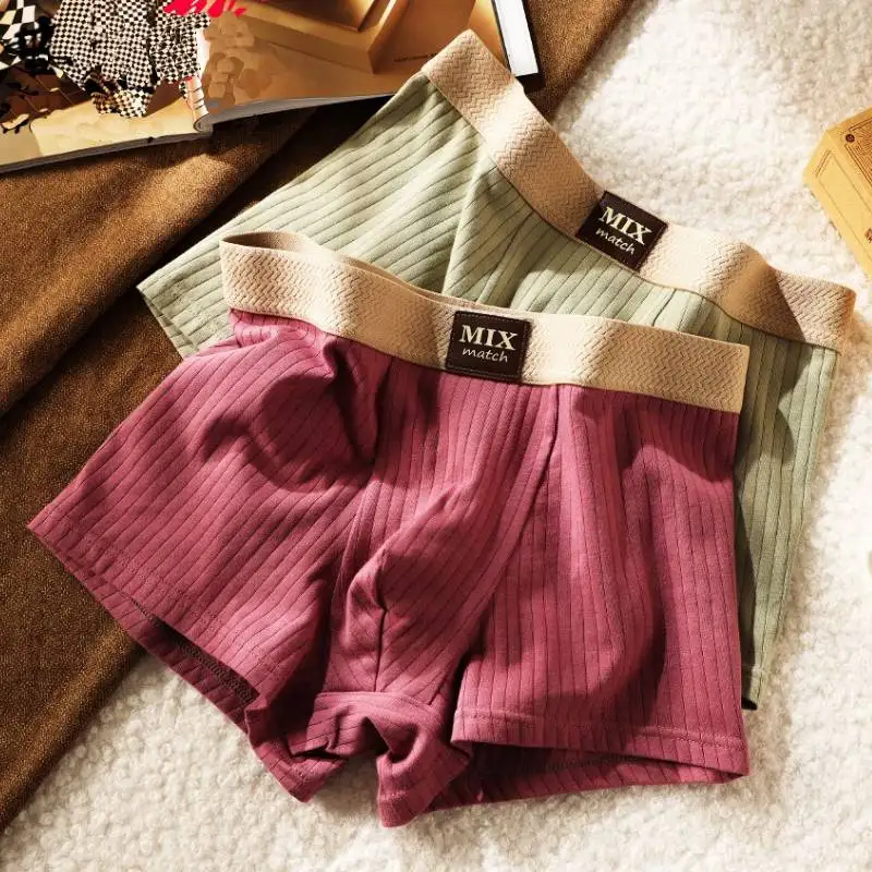 

3 шт. мужские трусы-боксеры в полоску, удобные мужские трусы, мужские трусы, нижнее белье для мужчин