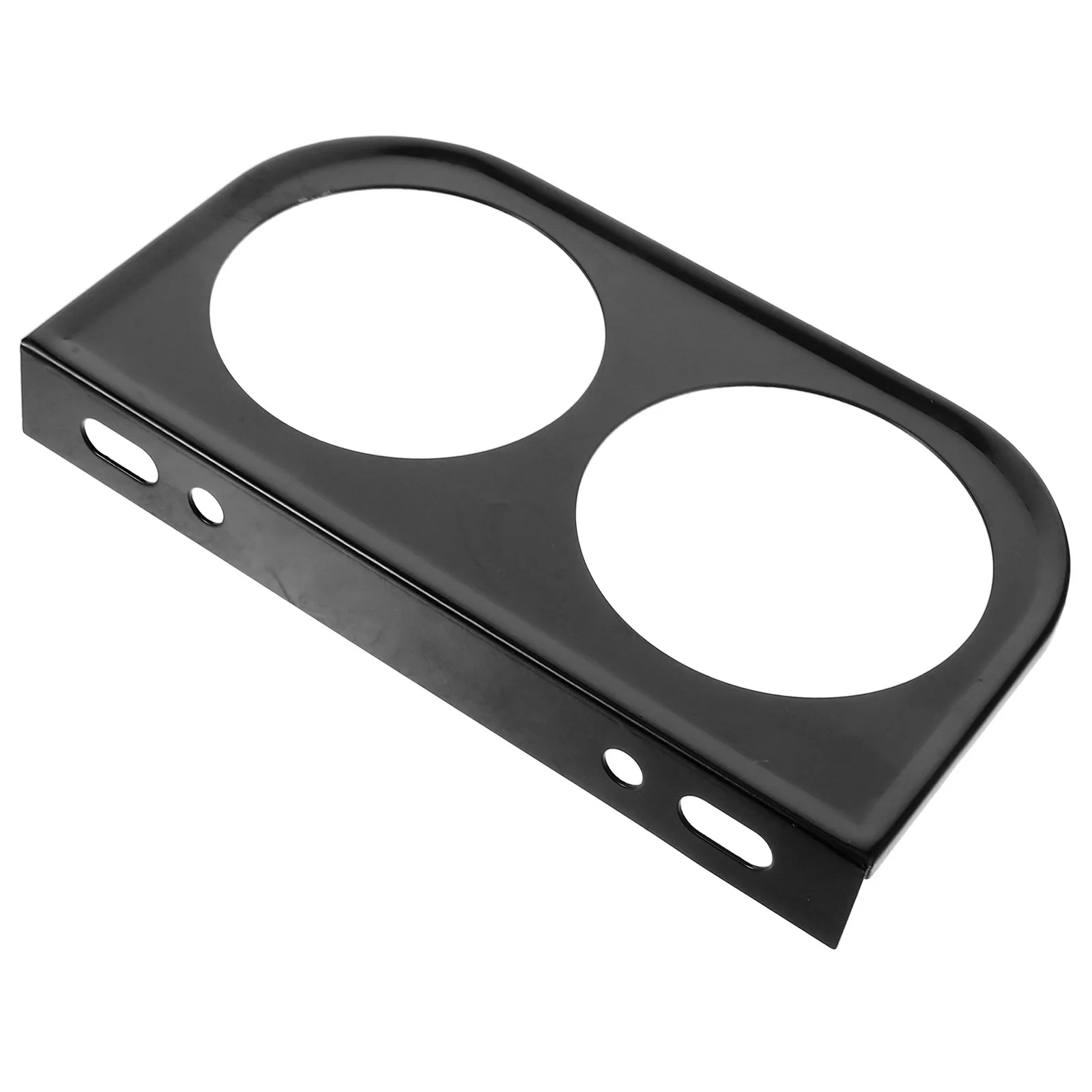

2-Hole Car Gauge Holder Mount for Dashboard Instruments - Universal Fit for Auto Truck Boat Interior Metal Panel Meter Housing