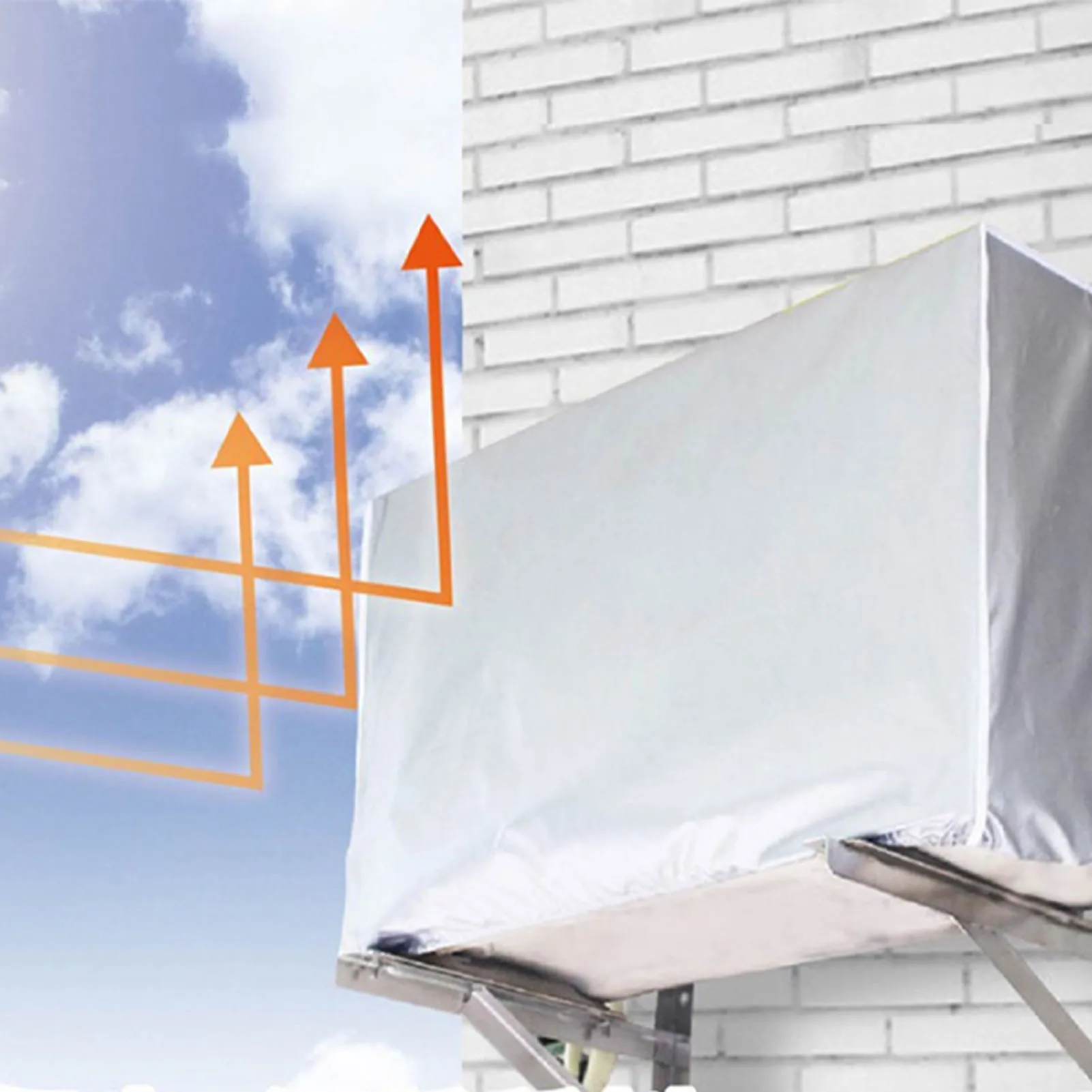 Air Conditioner Cover AC Covers For Outside Unit AC Defender Cover Central Outdoor Vent Full Cover For Severe Conditions