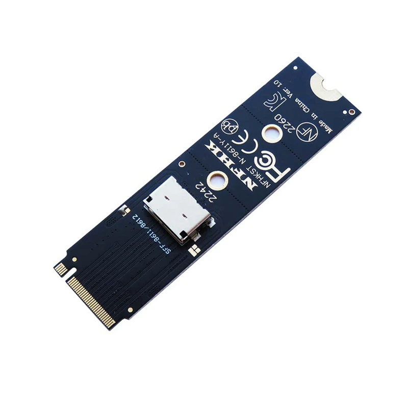 Top-Pcie Nvme M.2 NGFF SSD Interface To Oculink SFF-8611 SFF-8612 Adapter For NVME U.2(SFF 8639)SSD PCI-E NGFF Riser Card