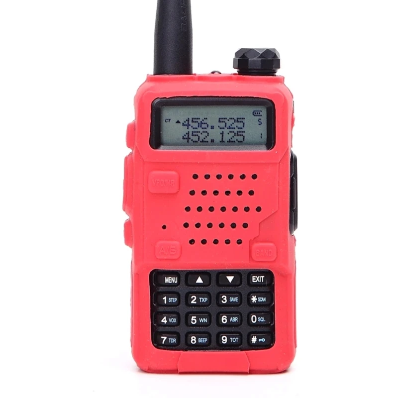 라디오용 고무 소프트 케이스 커버, BAOFENG UV-5R UV-5RA UV-5RB TH-F8 UV-5RE 플러스, 도매, 신제품