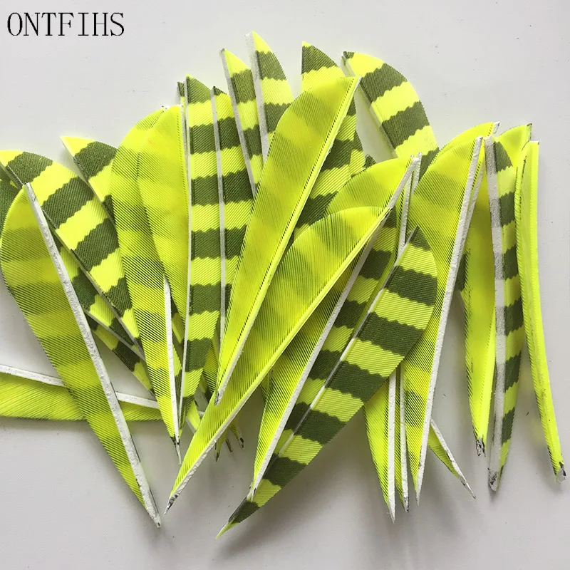 24 Pcs 3 Inch Right Wing Arrow Feather Archery Accessories With Turkey Real Plume Archery Accessories Hunting Shooting