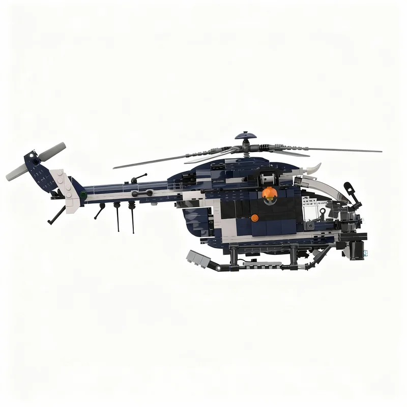 

842pcs MOC Helicopter Airbus EC145 Gendarmerie Creator Model Building Blocks Construction Toy Christmas Gifts DIY Creative Idea