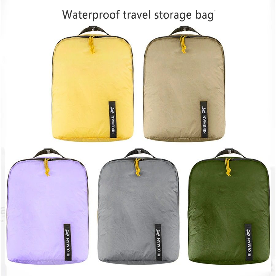 

48g M Waterproof Storage Bag For Camping Travel 20D Silicon Coated Fabric Lightweight Protable Large Capacity Outdoor Tools