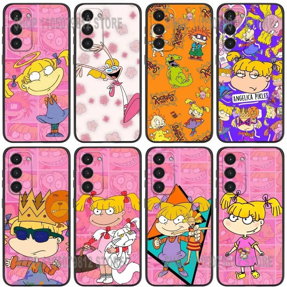 

Cartoon R-Rugrat Chuckies Phone Case For Samsung Galaxy A20,21s,22,31,32,52,53,72,73,80,91 Soft Silicone Black Cover