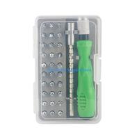 R1WA Compact 32 In 1 Screwdriver set with Tips for DIY & Professional Use