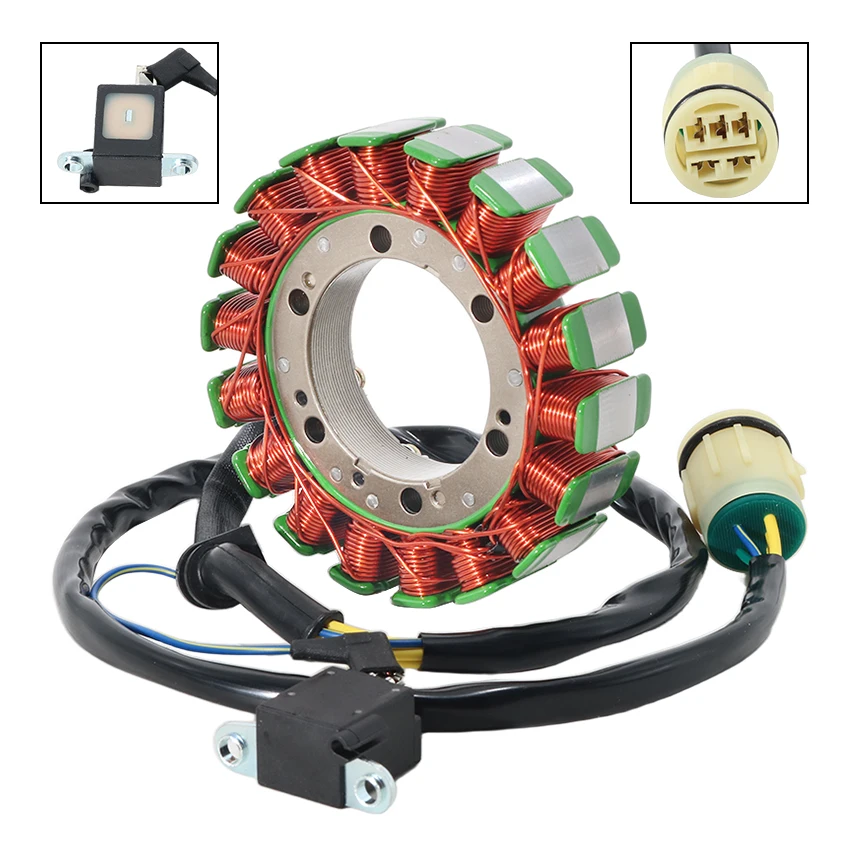 Neue Motorrad-Magnetzündung-Statorspule für Honda TRX450FM TRX450FE Foreman 450 ES Baujahr 2002-2004 31120-HN0-671 – Detail 3