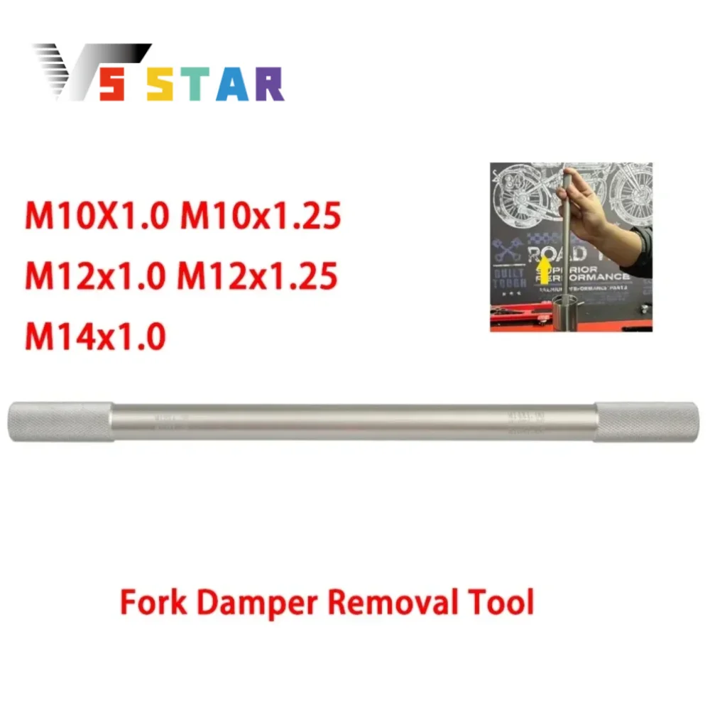 

M10x1.0 M10x1.25 M12x1.0 M12x1.25 M14x1.0 Fork Cartridge Holding Damper Rod Bleed Tool Kit For Regular Cartridge Inverted Forks
