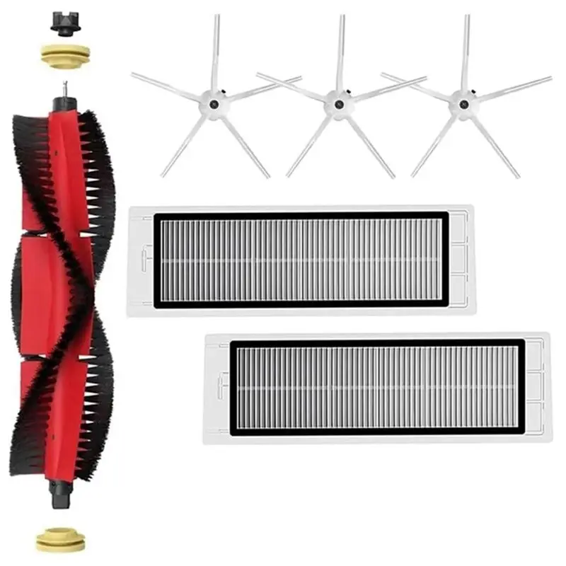 ABGG-Complete Side And Main Brush Filter Replacement For SDJQR Models & Roborock S Series