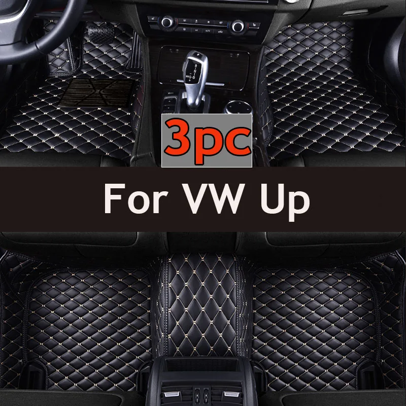 Car Floor Mat For VW Volkswagen Up 2012~2019 Waterproof Tapete Automotivo Para Carro Car Mats Accessoire Voiture Car Accessories