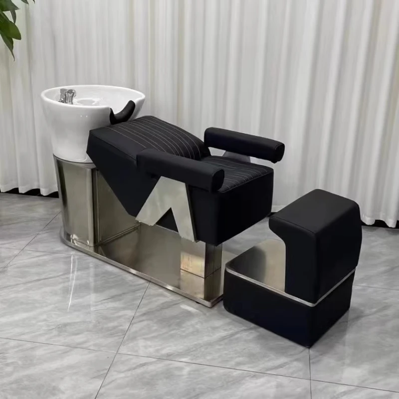 

Hair Salon Hairdressing Shampoo Chairs Barber Shop Head Spa Beauty Comfort Shampoo Chairs Artifact Adult Furniture Stoelen Lsxtc