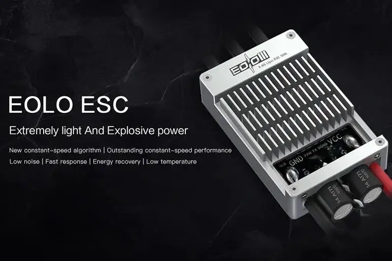 Бесщеточный ESC Sunnysky Eolo 50A 4-6S для радиоуправляемых дронов для двигателей 4010 4012 4014 4110 4112 4115 4510 4806 4808 4810 5008 5010 5208