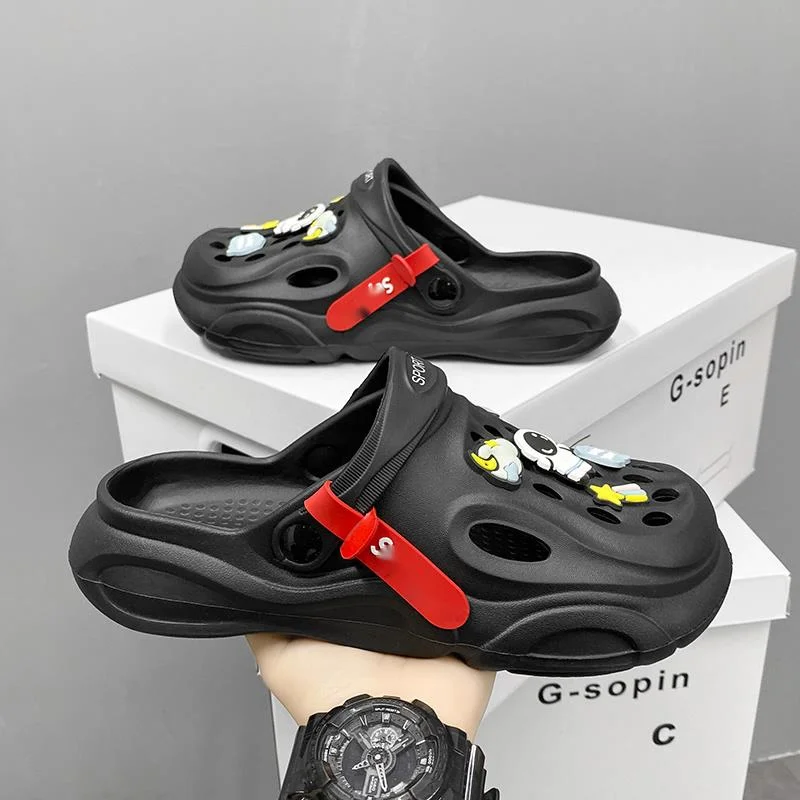 2023 Men Summer Sandals Shoes For Women Clogs Home Platform Garden Slippers Casual Slides Soft Sole Light Beach Crock Slipper