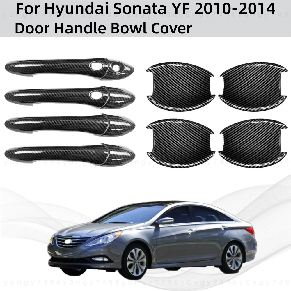 

Car Upgrade Chrome Accessories Car Accessory Door Handle Cover Trim Paste Style For Hyundai Sonata YF 2010 2011 2012 2013 2014