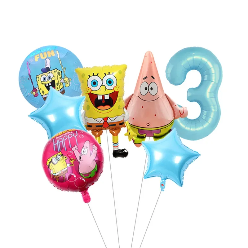 Niedlicher SpongeBob-Themen-Partykerzen-Geburtstagstorten-Topper für Kinderfeier-Dekoration – Detail 21