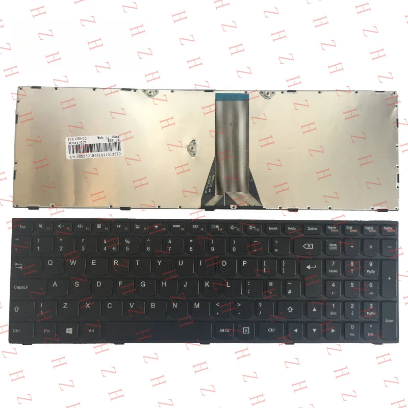 

НОВАЯ Клавиатура P+ для Lenovo Ideapad Z50-70 G50-30 G50-45 G50-70 G50-80 300-15ISK, раскладка UK