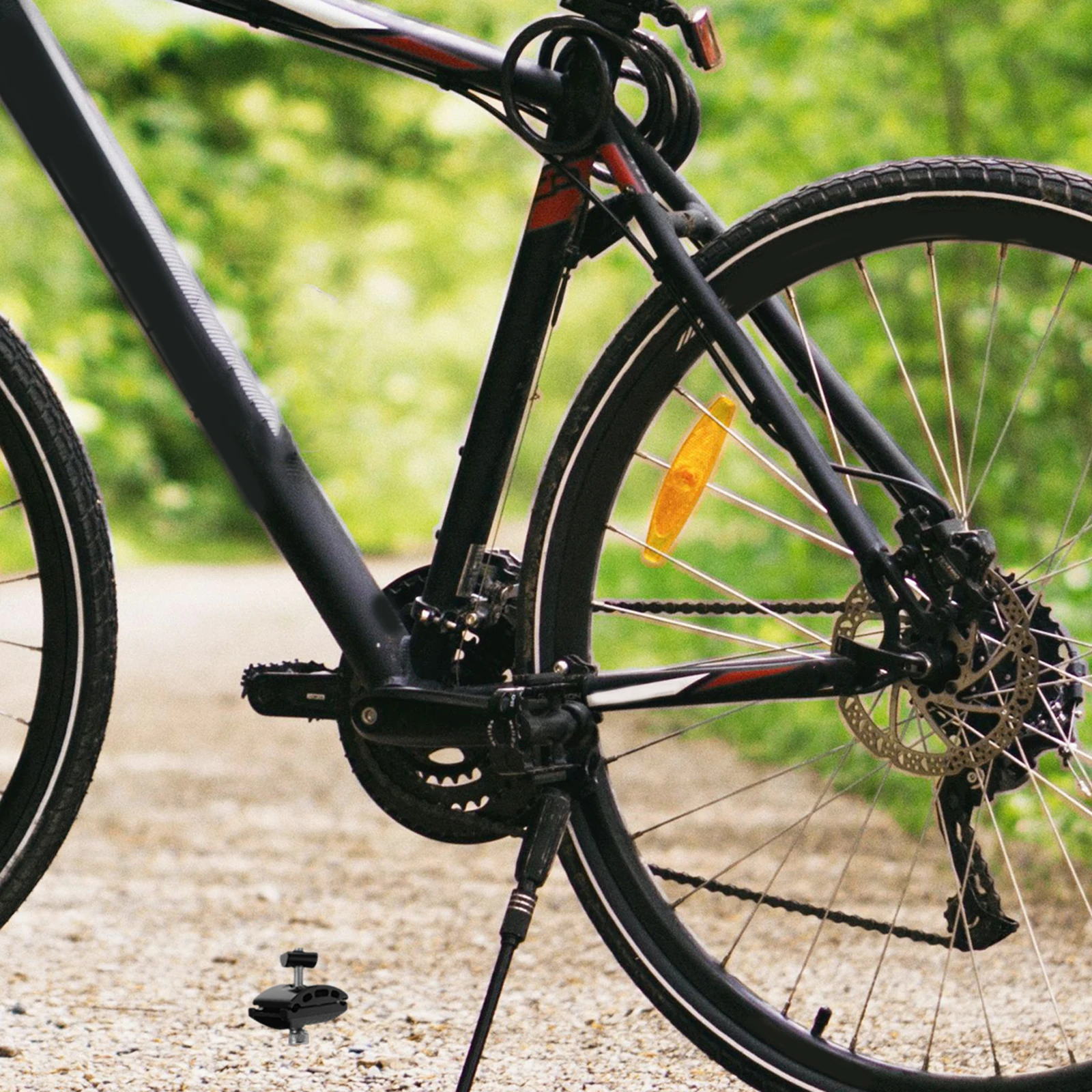 

Bike Seat Post Clamp Head Alloy Stable Foldable Easy Install Bolt Type Seatpost Clamp Metal Fixed Clip for Bicycle