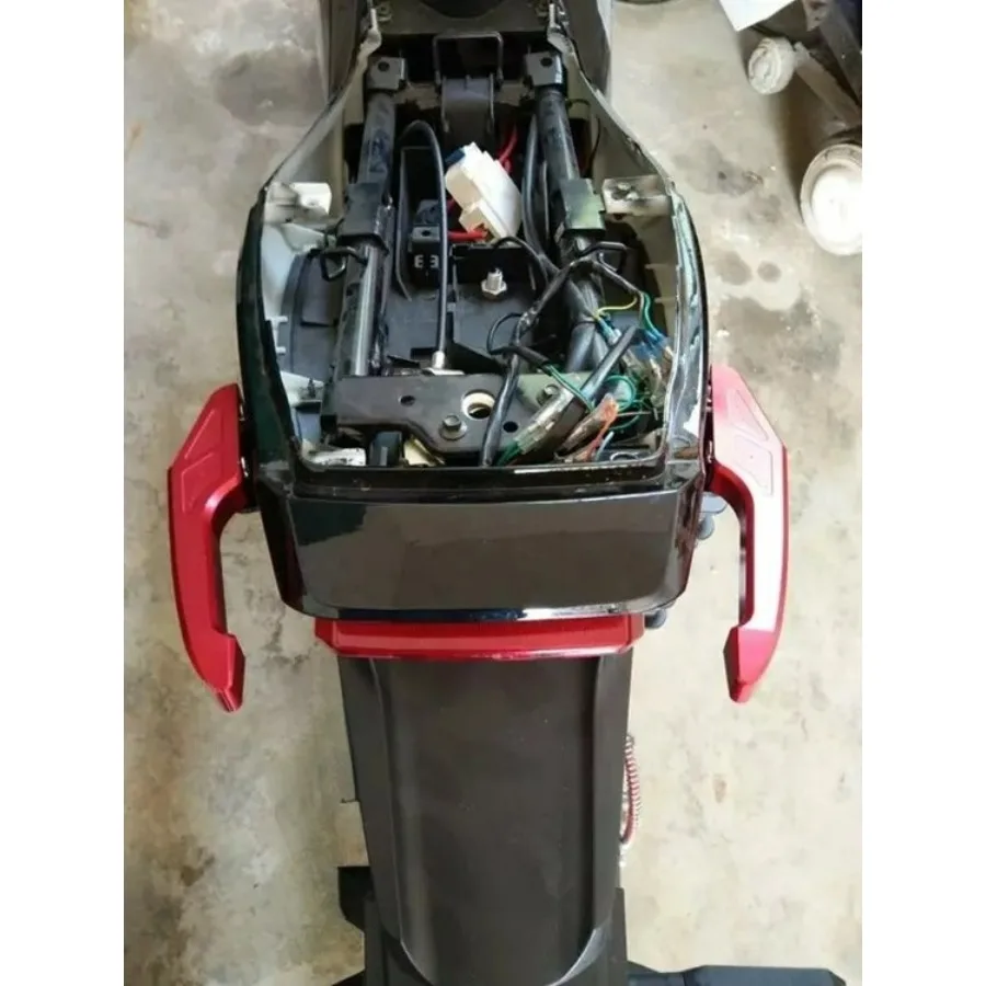 Motorcycle Rear Armrest for Honda GROM125 MSX125 M3 MSX125SF Passenger Handle Aluminum Alloy Tail Wing Modification Accessories