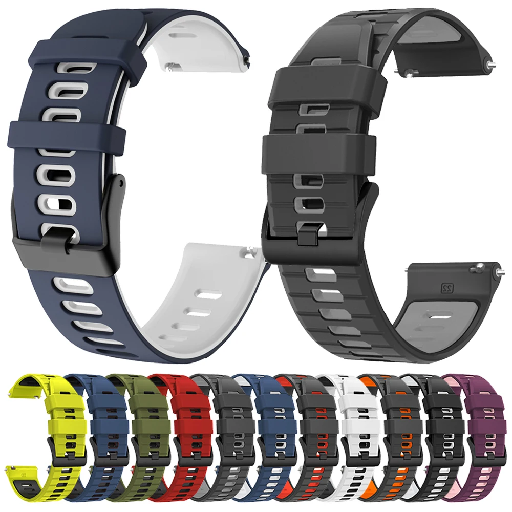 Silicone 22Mm Strap… - image