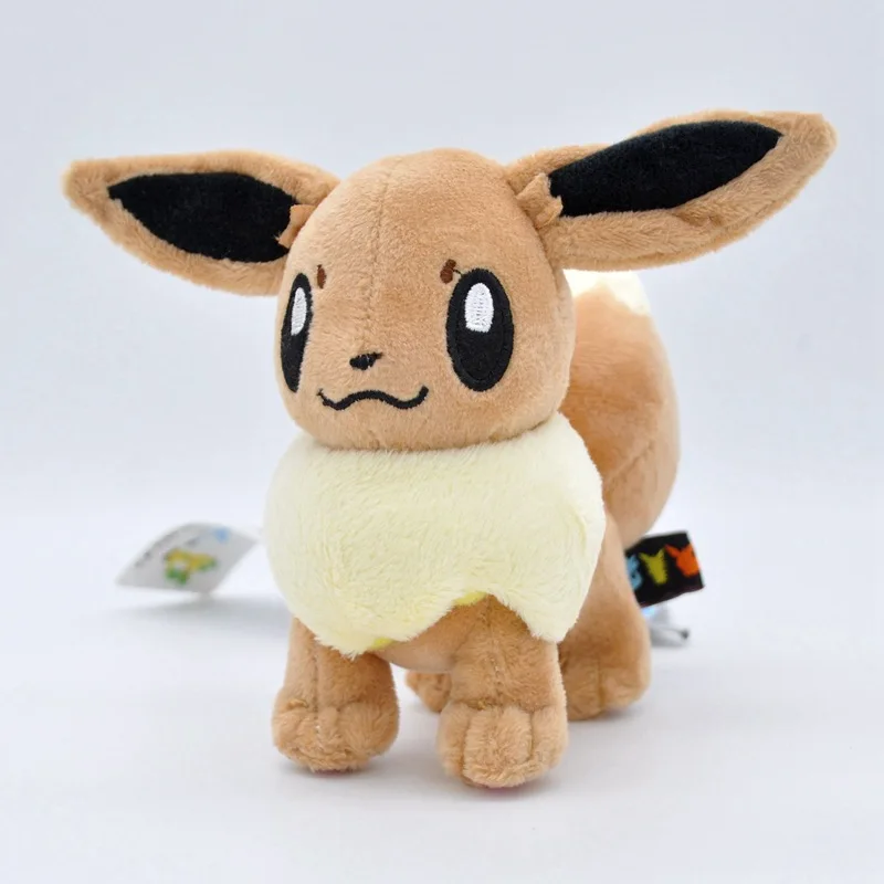 Süßes Eevee-Familien-Set, gefülltes Plüschtier, Pokemon Evolution Umbreon Flareon Jolteon Glaceon Vaporeon Sylveon Espeon Peluche-Puppen