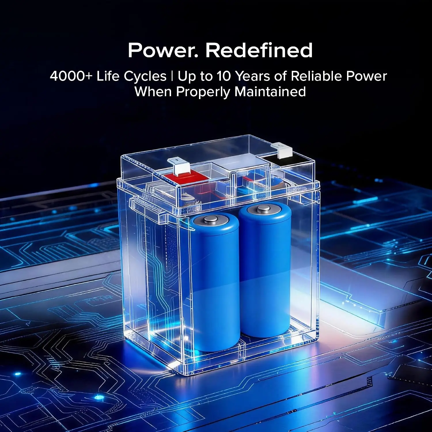 10 Pack 12V 5Ah LiFePO4 Deep Cycle Rechargeable Battery 2000-5000 Life Cycles 10-Year Lifetime Built-in BMS, Customized
