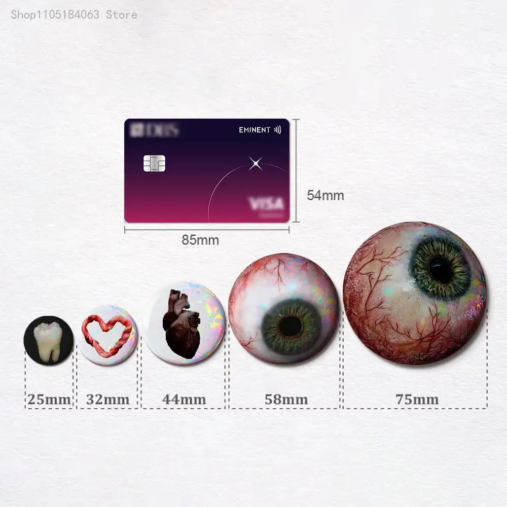 Anatomy Pathology Organs Iocn 32mm 58mm 75mm 44mm 25mm Anime Badges Brooches DIY Pins Decorations Birthday Gifts