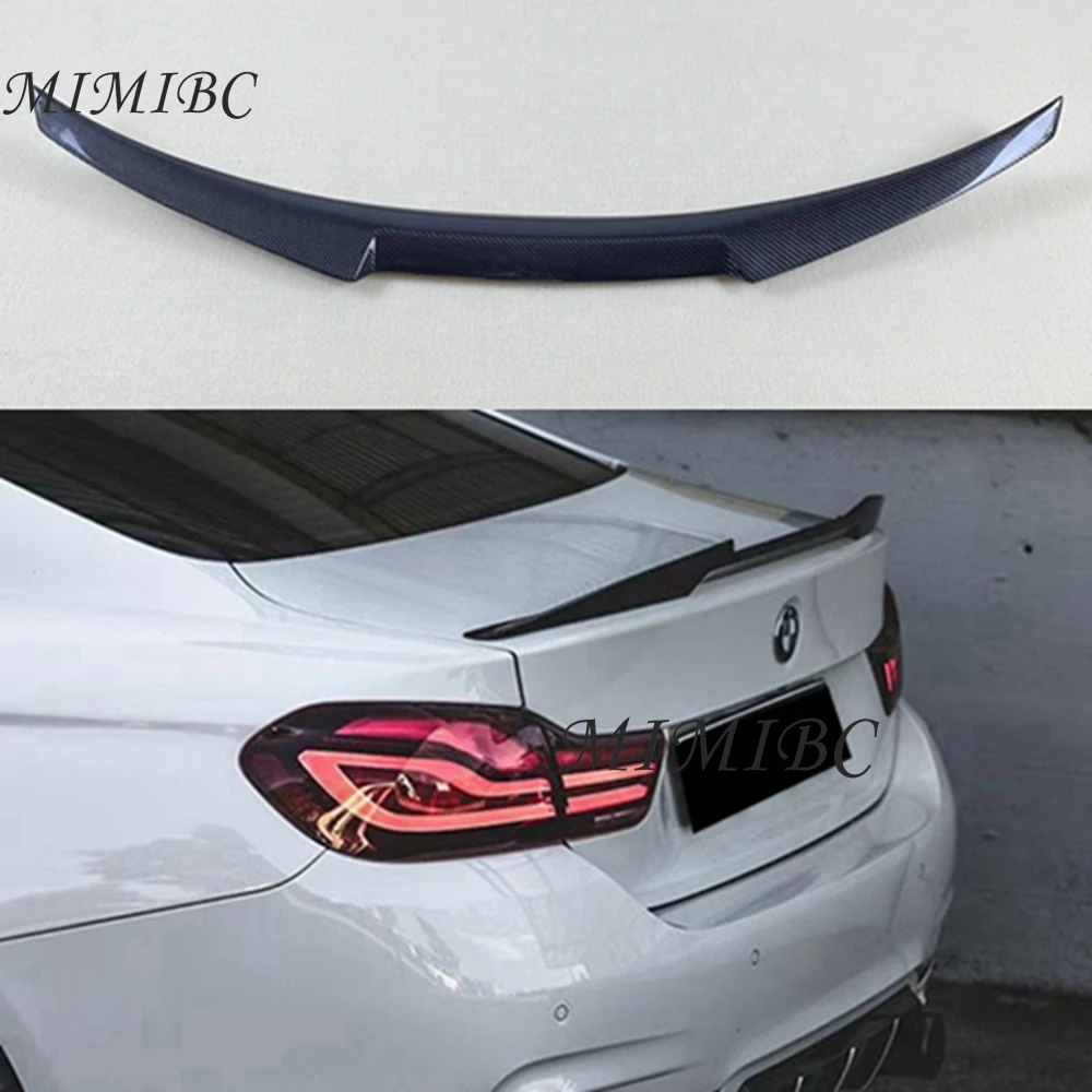 

FOR BMW 4 Series F36 4Door Cran Coupe M4 Style Carbon fiber Rear Spoiler Trunk wing 2014-2019 430 435 440 FRP Forged carbon