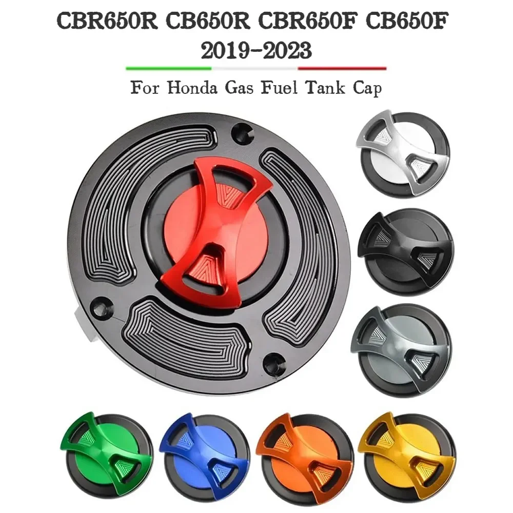 

Keyless Motorcycle Fuel Gas Tank Cap Cover For Honda CBR650R CB650R CBR650F CB650F 2019-2023 2020 2021 2022