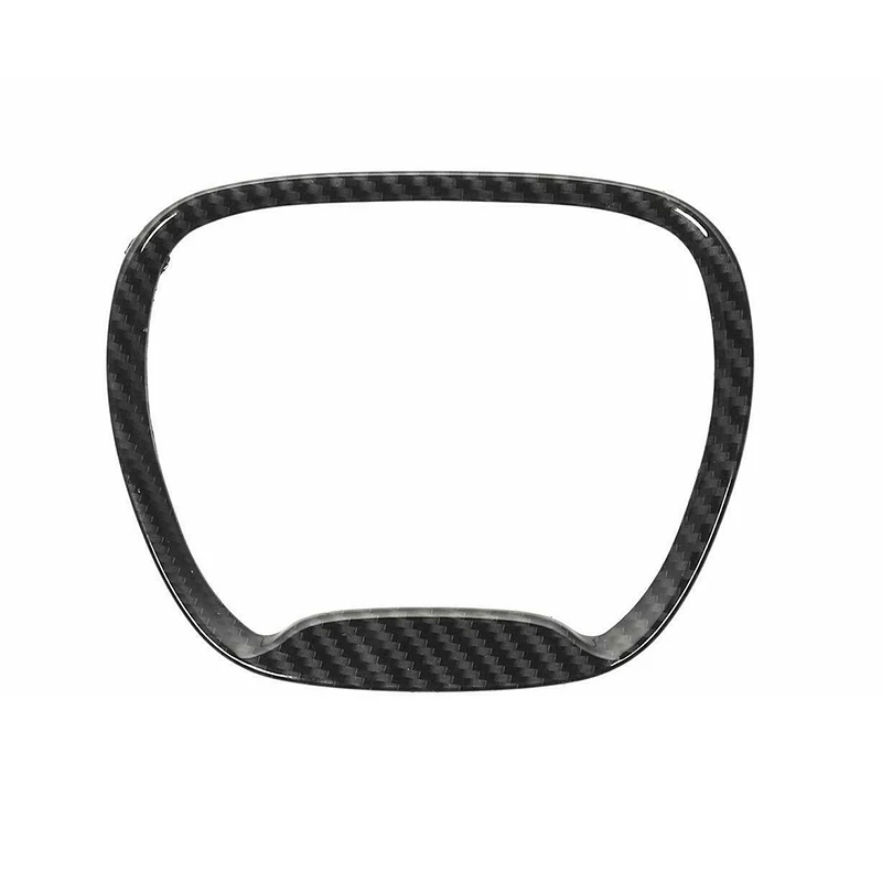 Carbon Fiber Steering Wheel Frame Trim Ring for 15-20 Dodge Challenger Charger for Jeep Grand Cherokee SRT Black Colour1