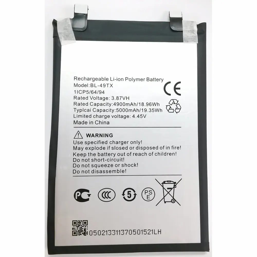 

New BL-49TX Battery For Infinix Note 30 5G, X6711 Mobile Phone