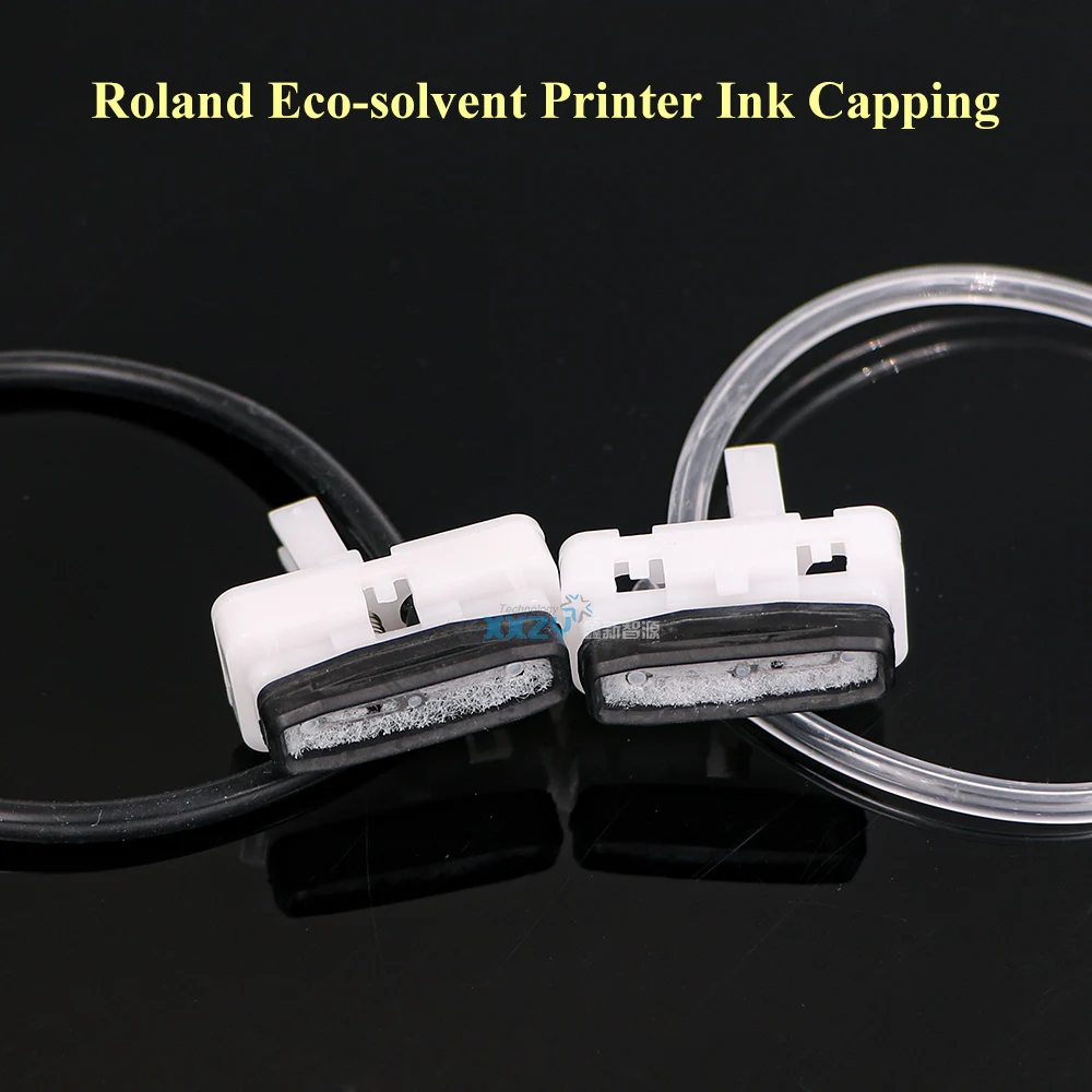 Estação tampando de tinta para cabeçote de impressão epson dx4, 1 peça, para mutoh roland fj540 640 740750, tampa de tinta para impressora eco-solvente