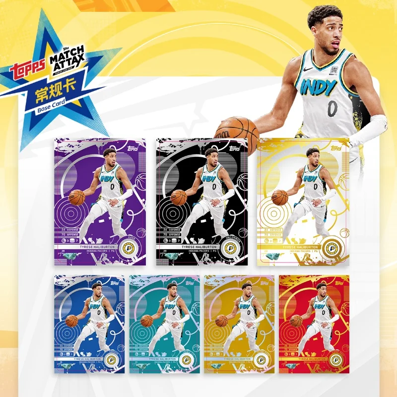 Topps NBA Match Attax Basketball Trading Card Game Original Power Super Energy Pack Collection Basketball Star Toy Merch Gift