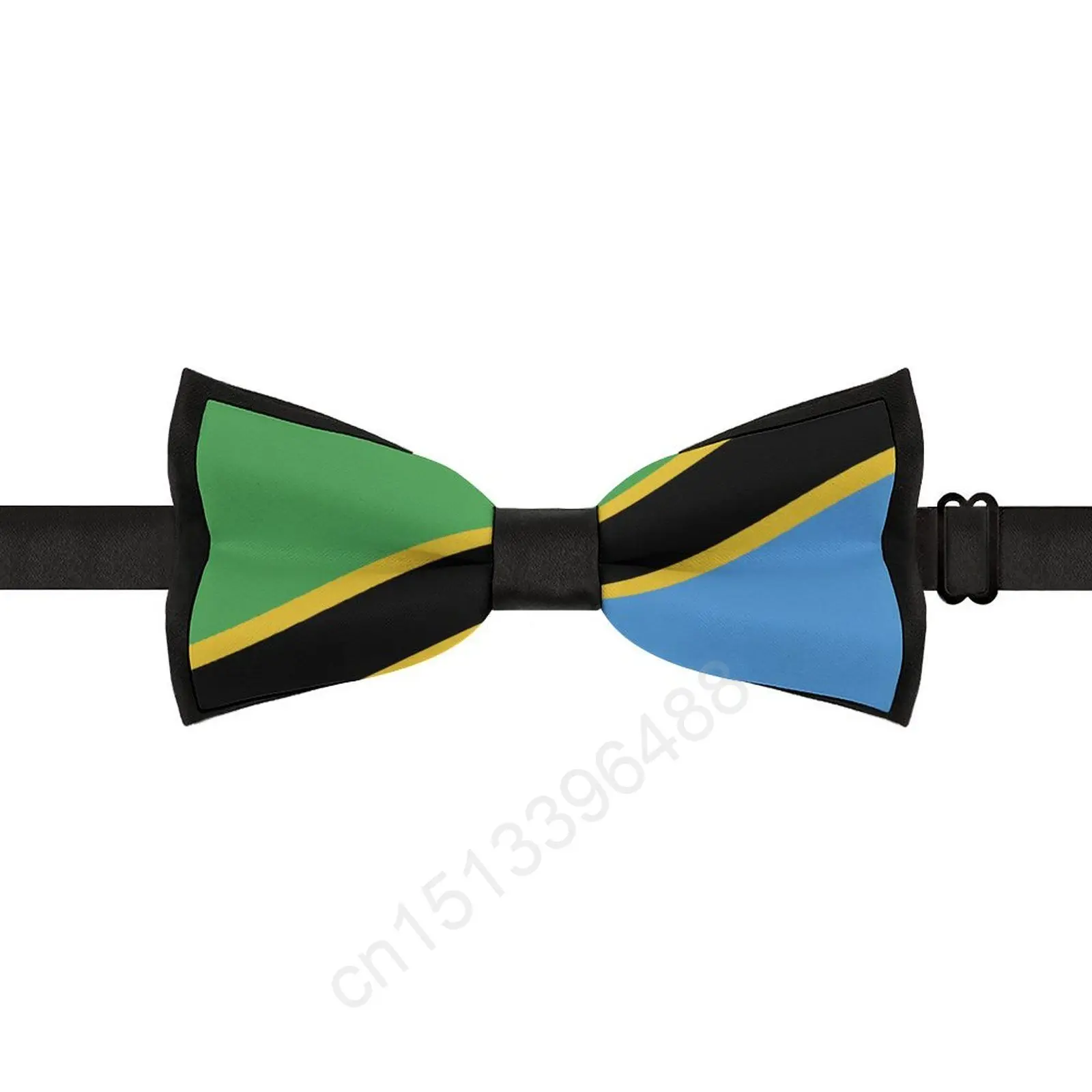 

Галстук-бабочка из полиэстера с флагом Танзании для мужчин, модные повседневные мужские галстуки-бабочки, галстук для свадебной вечеринки, костюмы, галстук